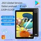 8-дюймовый планшет android P80, 12 Гб ОЗУ + 512 Гб ПЗУ, 10 ядер, 4G, Android планшет, ANDROID 10,0, планшет с двумя sim-картами