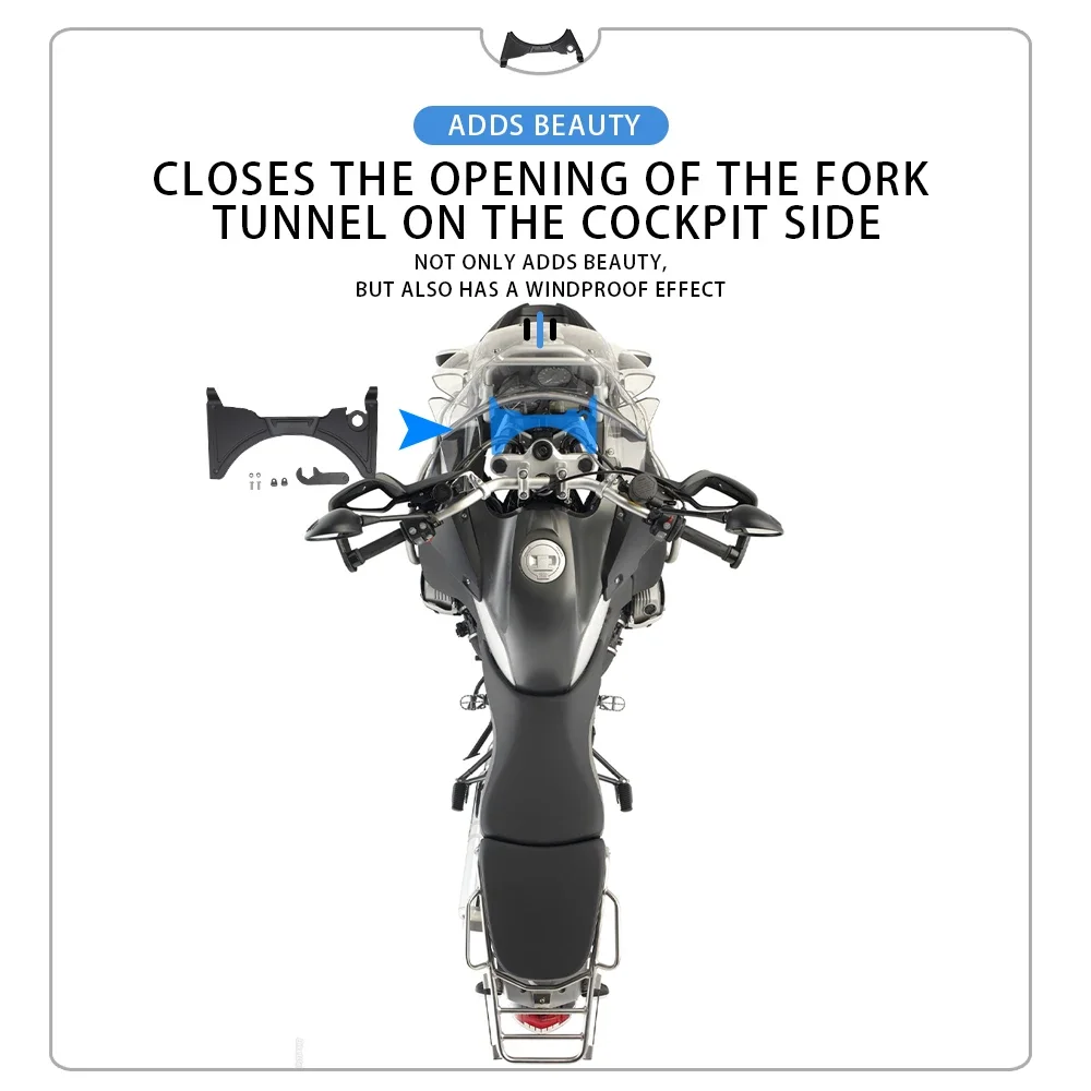 Фото Обтекатель кабины мотоцикла для BMW R1200GS R1250GS LC ADV Adventure R 1250 GS R 1200GS LC R1250 GS Дефлектор восходящего потока 2013-2023 №5