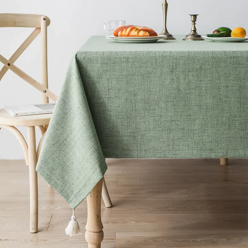 

Anti scald and no wash advanced feeling small fresh rectangular anti scald tea table tablecloth Nordic table mat