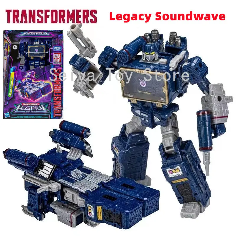 

Original Hasbro Transformation Toys Legacy Soundwave Voyager Class generations Action Figure Toy Collection Boy Gifts In Stock