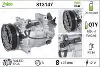 

813147 air conditioner compressor LAGUNA III 1,6DCI / 1,6 16V 10 / 07 (K4M)