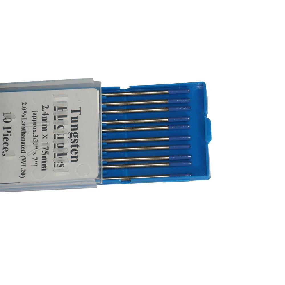 

Аппарат для сварки вольфрамовым электродом WL20 с голубым наконечником 2%, 2,4*175 мм, 3/32*6,88 дюйма