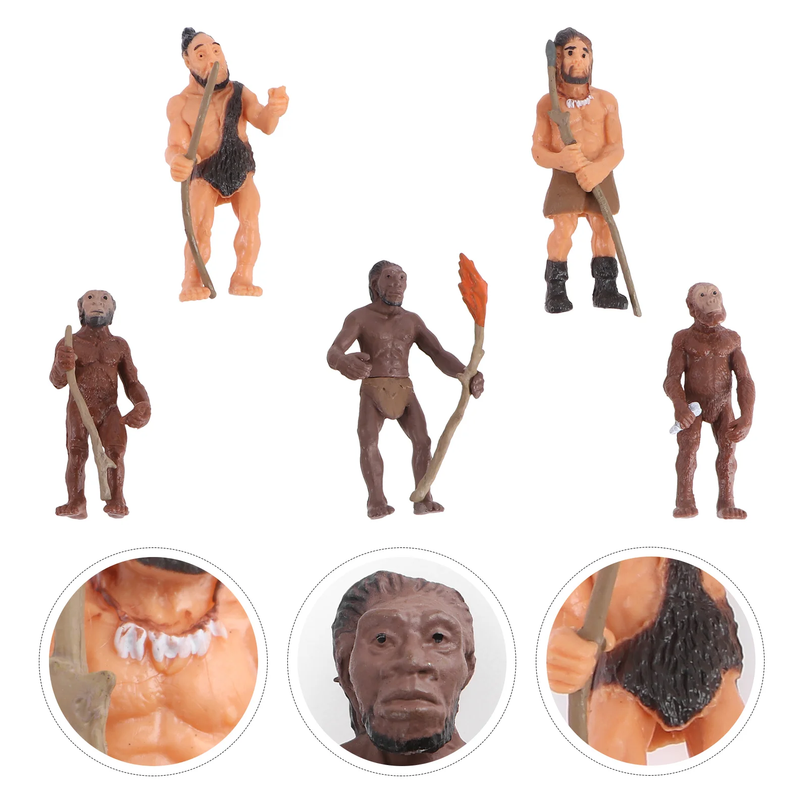 

Human Toy Toys Figuresmodel Figure Prehistoric People Evolution Action Models Primitive Figurines Science Man Animals Indian