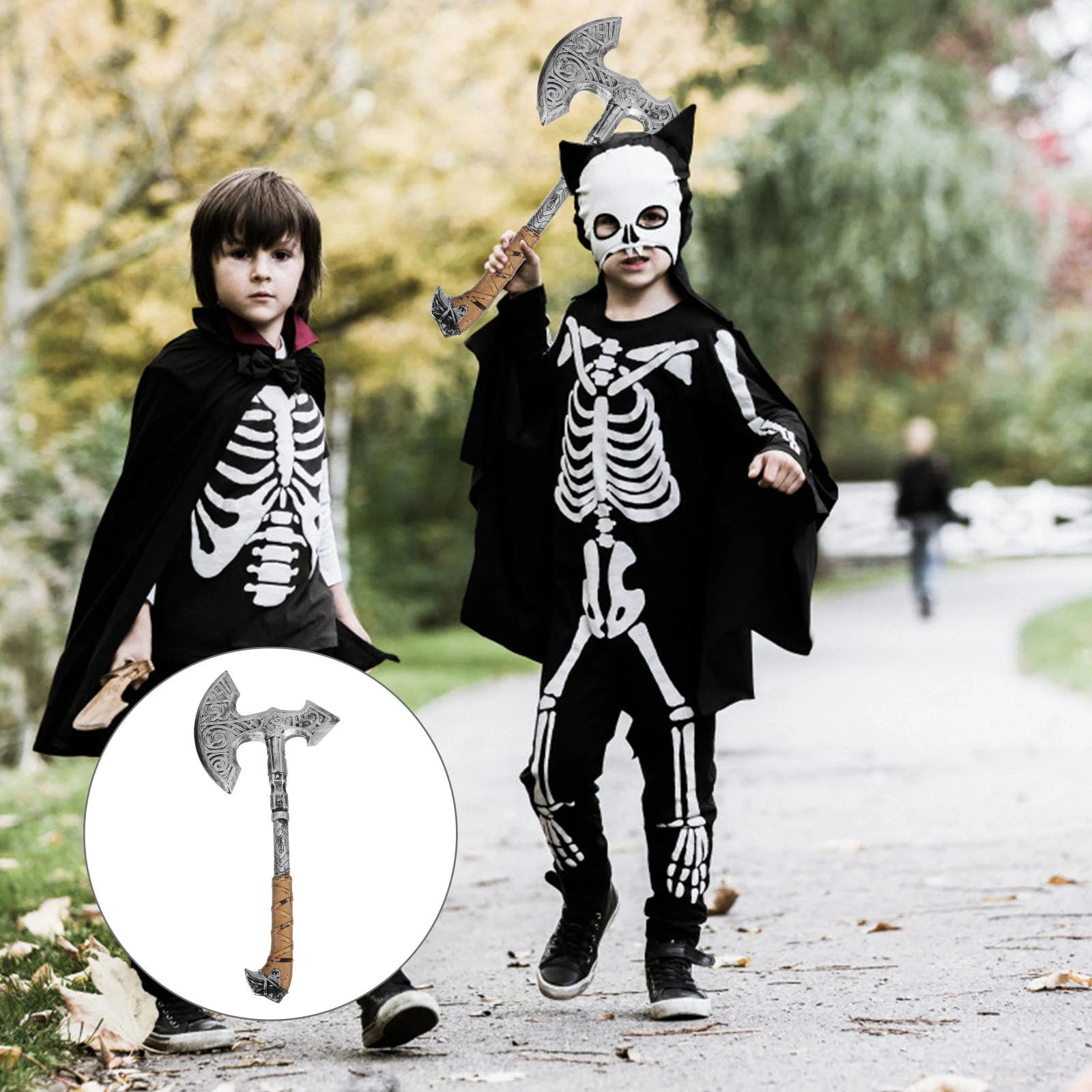 

2pcs Decor Haunted House Props Fish Bone Props Plastic Props