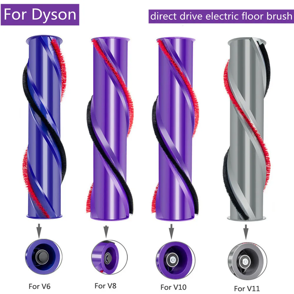 Brush Roller Replacement Kit Compatible for DYSON V6 V7 V8 V10 V11 Cordless Cleaner Head Brush Bar Roller 966821.01 Accessories