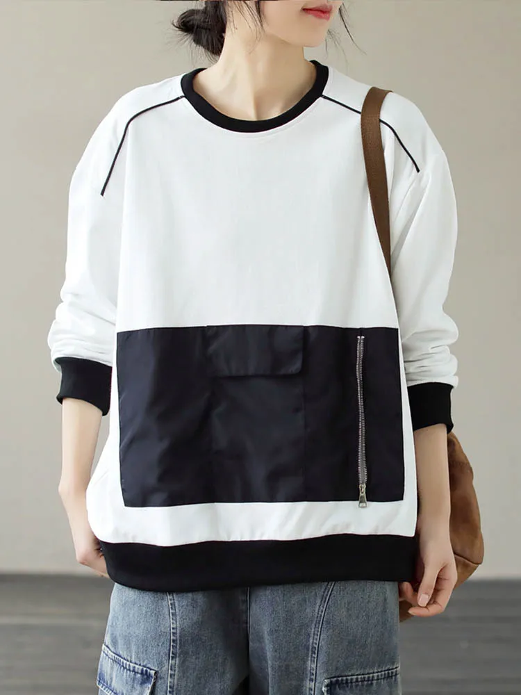 Женская модная Свободная белая толстовка Max LuLu в японском стиле 2022 женская