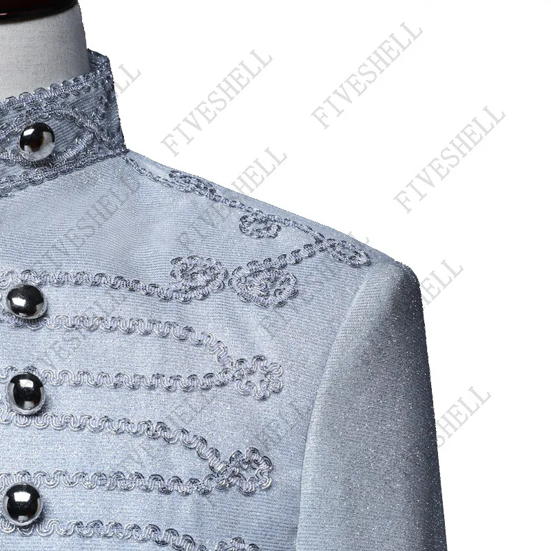 2024 средневековый блейзер в стиле панк офицера милитари с драпировкой двубортный