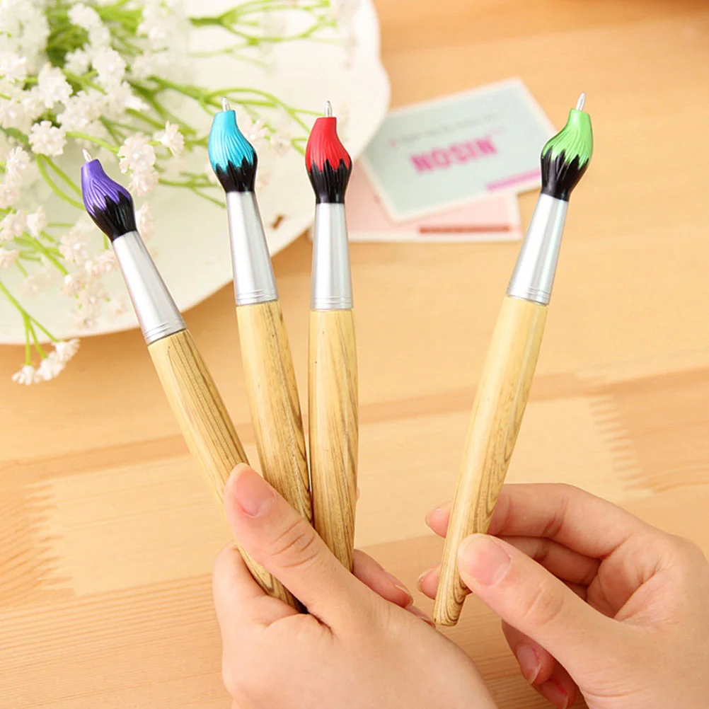 

Ballpoint Pens Brush Modeling Pens Multi-function Wood Unique Writing Daily Supply