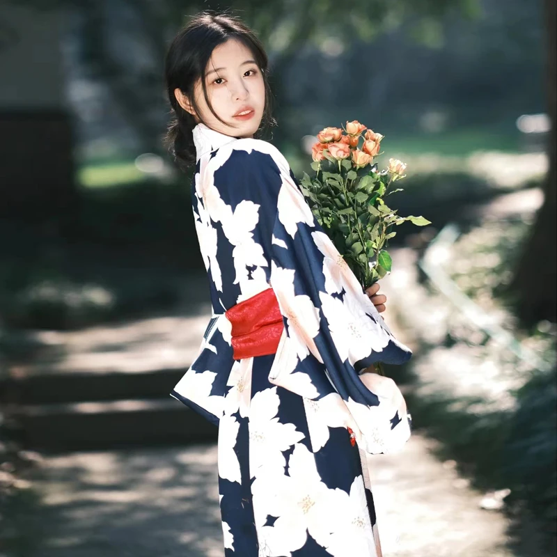 Новинка 2024 кимоно для женщин традиционная японская одежда банный халат сауна