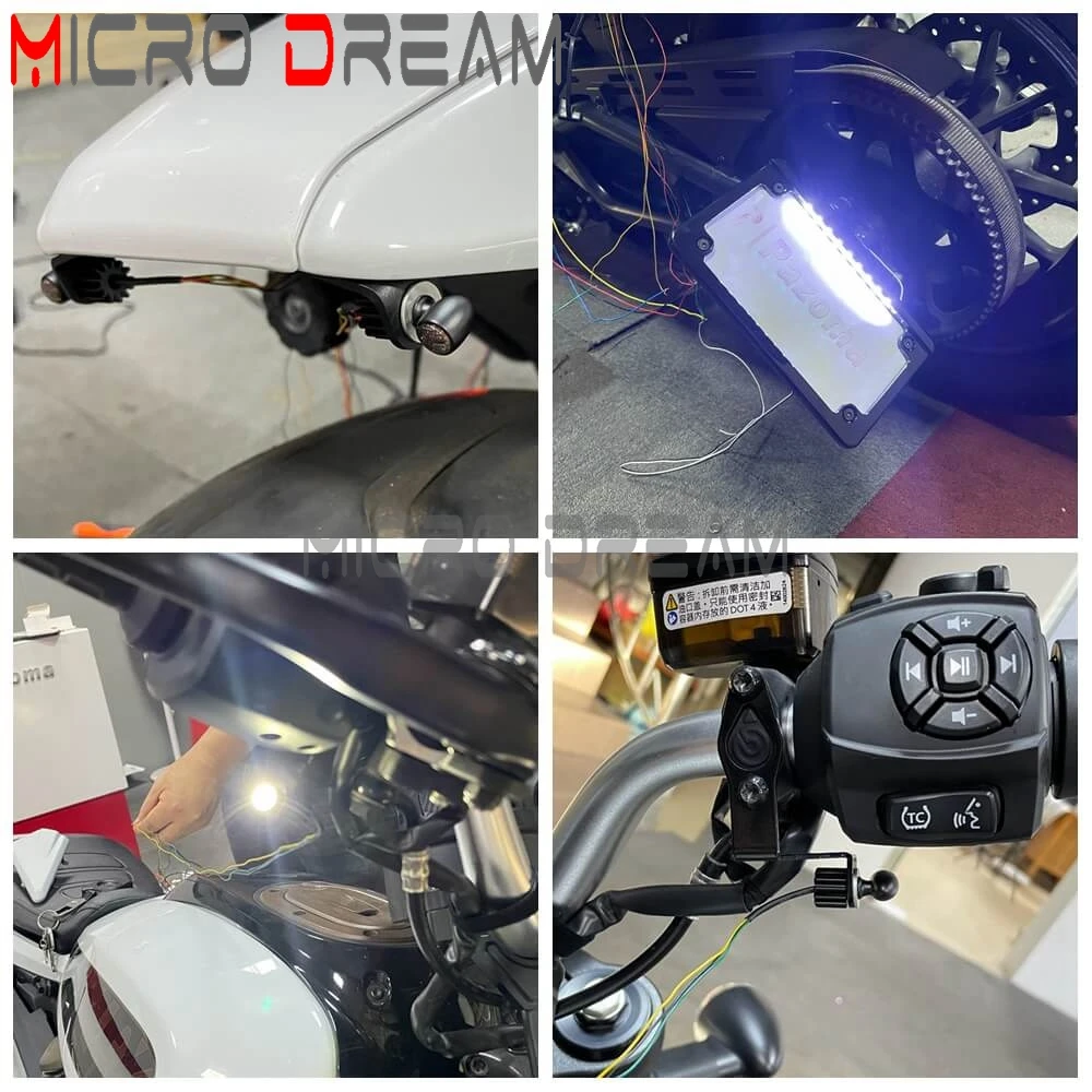 Мини-рамка для переднего и заднего фонаря с указателями поворота боковым