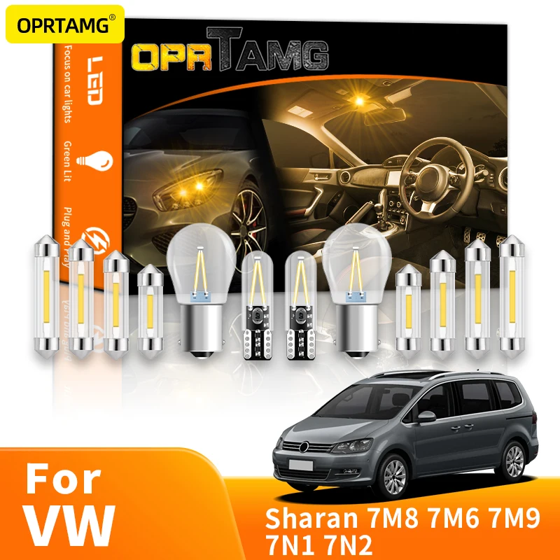 

CAN-bus Error Free W5W T10 Led Interior Light Kit For Volkswagen VW Sharan 7M8 7M6 7M9 7N1 7N2 1994-2022 LED Bulb Trunk Light