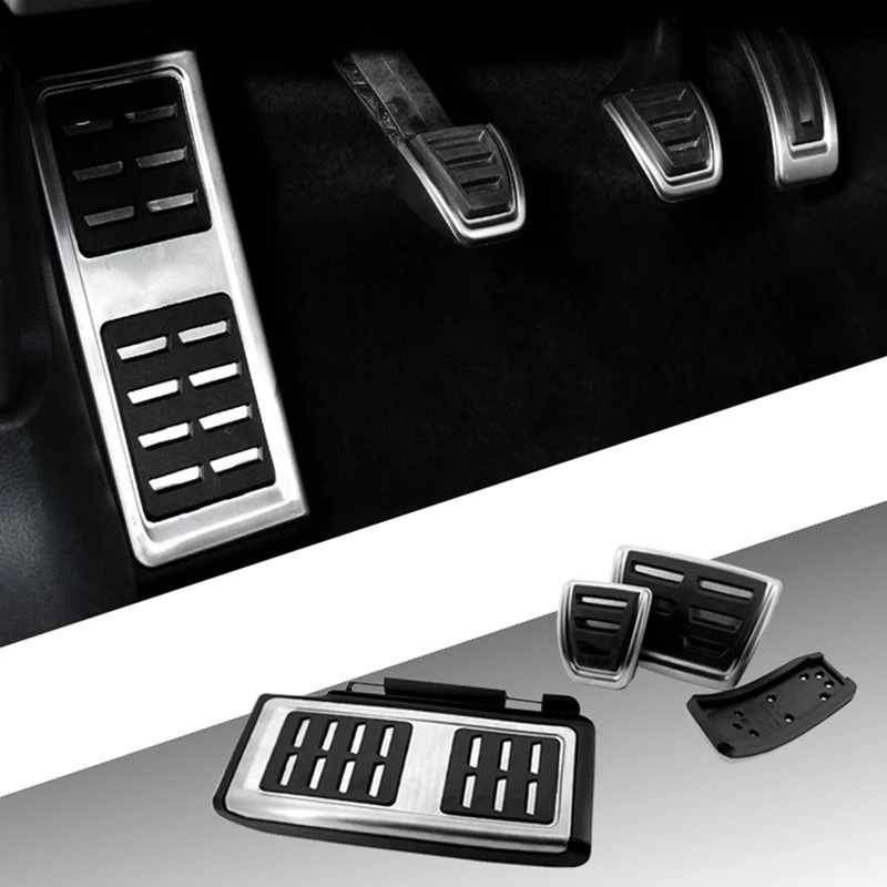 

Manual Brake Pedals Footrest Accelerator Brake For- Golf 7 Skoda Octavia For- A3 S3