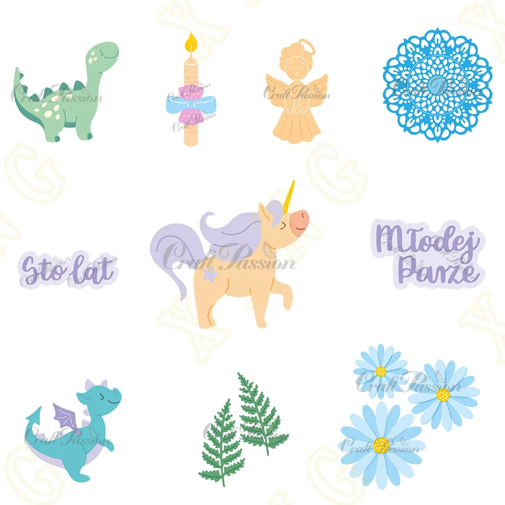 

Cutting Dies and Stamps Scrapbook Diary Decoration Stencil Embossing Template DIY Greeting Card Handmade 2023 Singing Angel