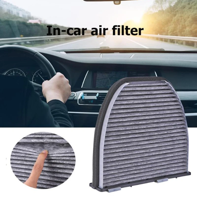 

Car Carbon Fiber Cabin Air Filter Air Filter Conditioning A2128300318 CUK2551 For Mercedes-Benz W204 W212 C207