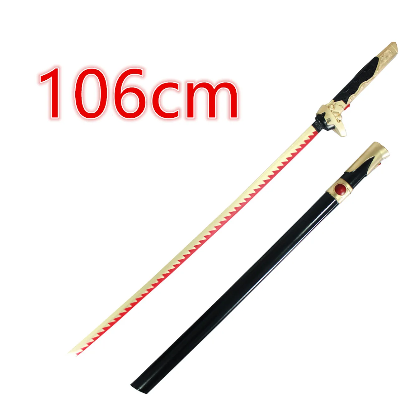 Overwatch 106cm Cosplay Game Genji Evil Spirit Sheath Knife Shimada Katana Role Play PU Weapon Model Toy Prop Sword - купить по