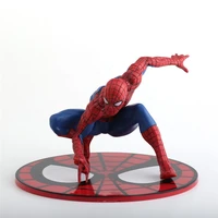 disney 13cm spiderman pvc action toy figures avengers anime marvel hero model doll childer kids toys birthday gift