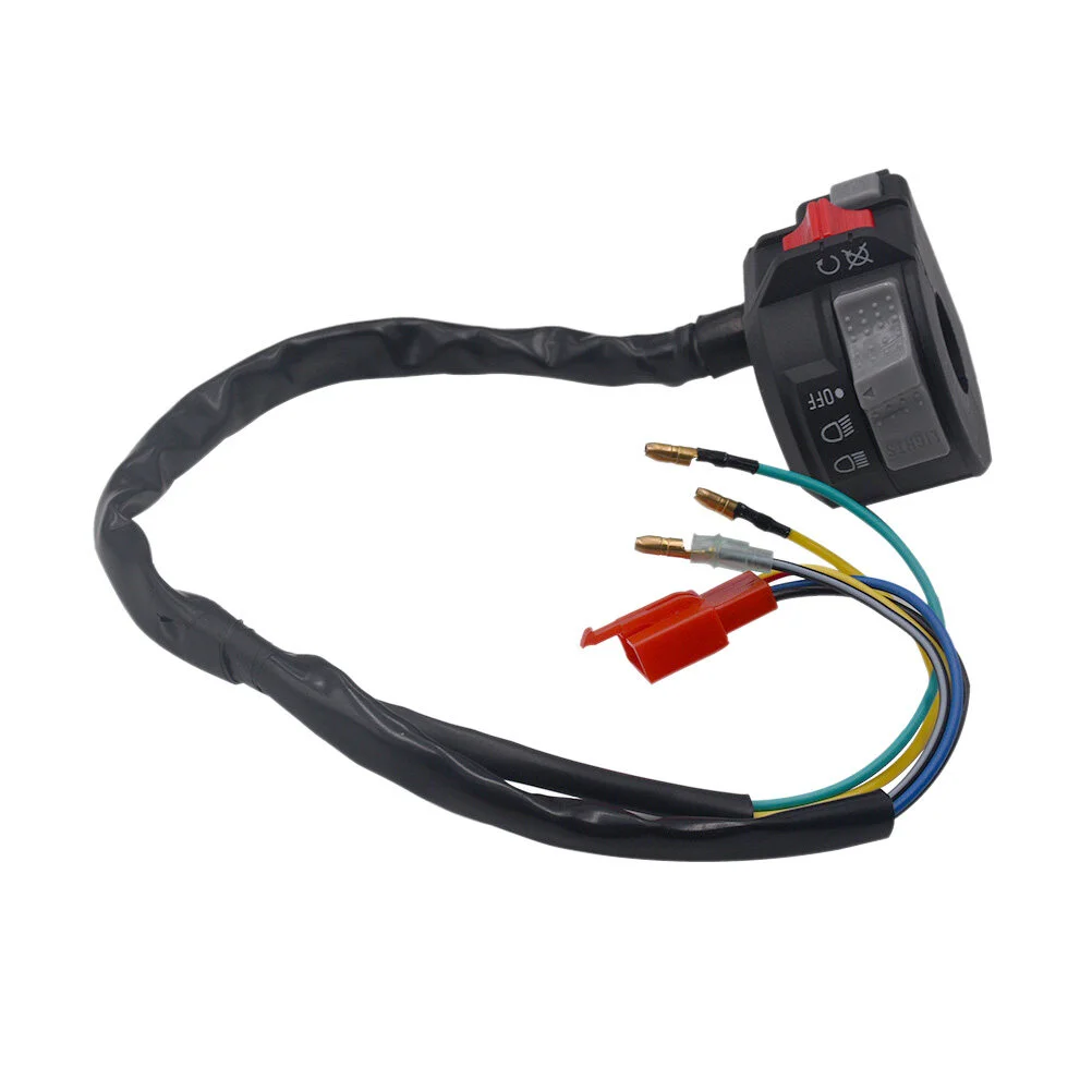 

The Light Motorbike Switch Button Off Switches Motorcycle Headlight Handlebar Electrical