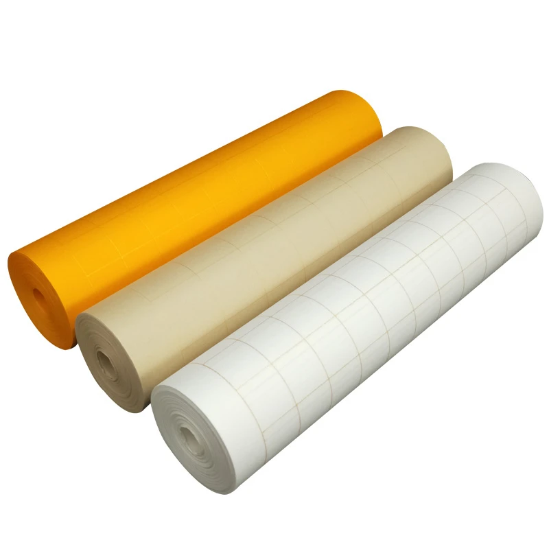 100M Chinese Half-Ripe Rice Paper Calligraphy Creation Grids Xuan Paper Long Roll Brush Small Regular Script Writing Papel Arroz