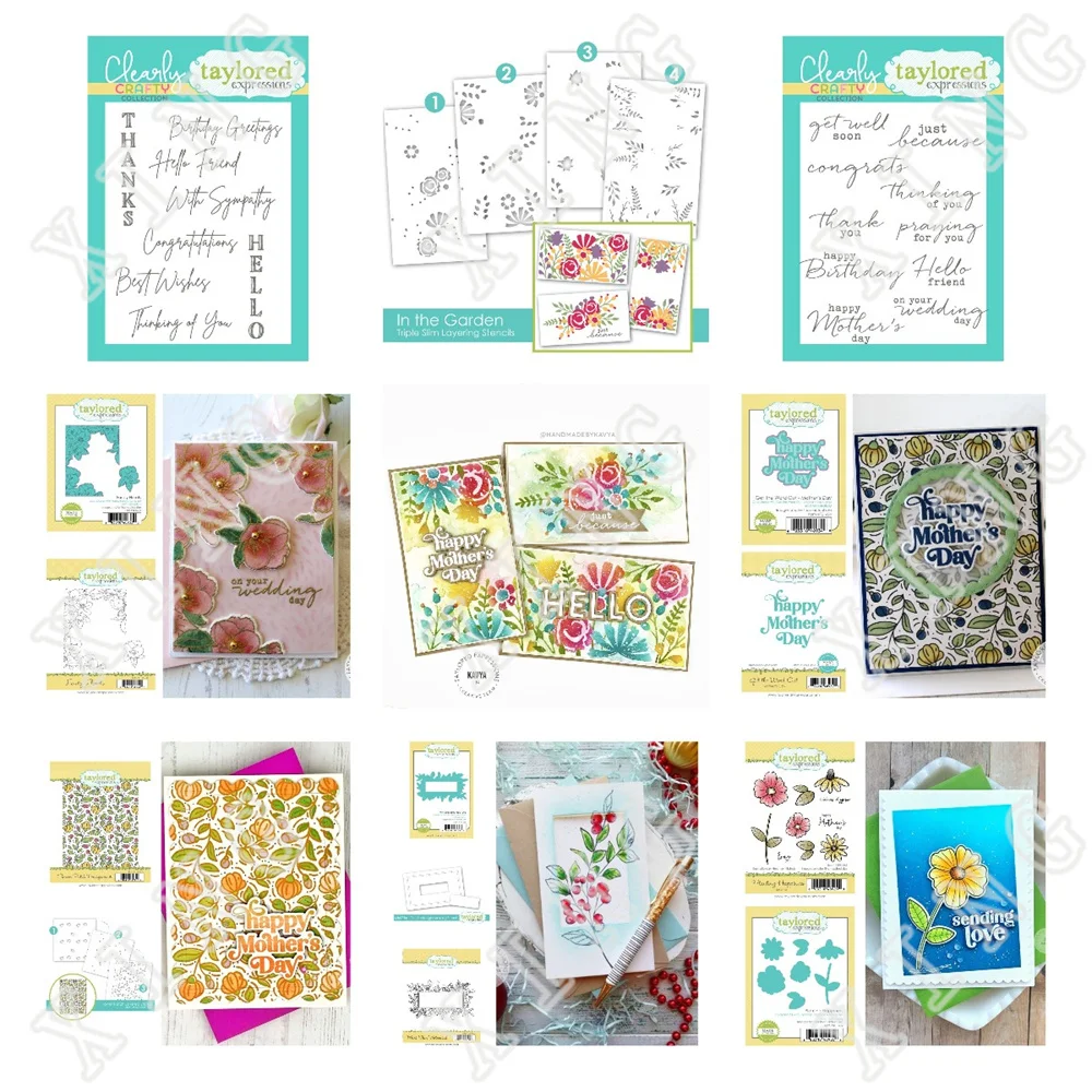 

2022 Spring Butterfly Animal Cutting Dies Silicone Stamps Stencils DIY Paper Scrapbooking Album Greeting Card Embossing Molds