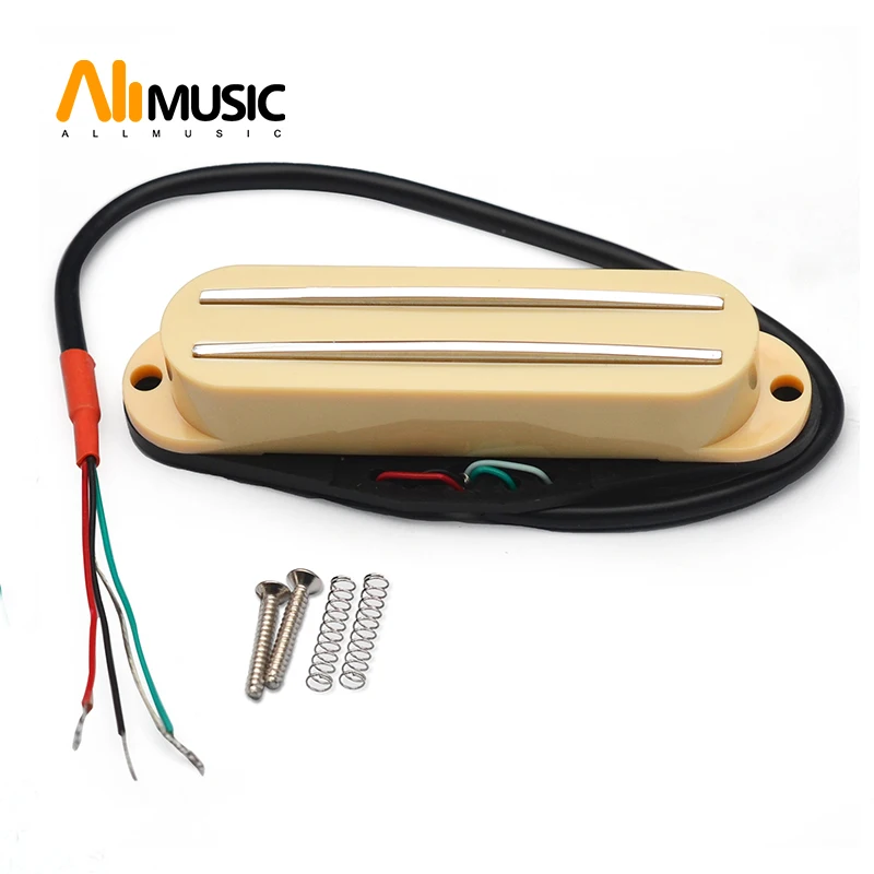 

ST Style Humbucker Twin Blade Pickup Mini Humbucker Dual Rail 9K for FD ST Electric Guitar Replacement Multi Colour