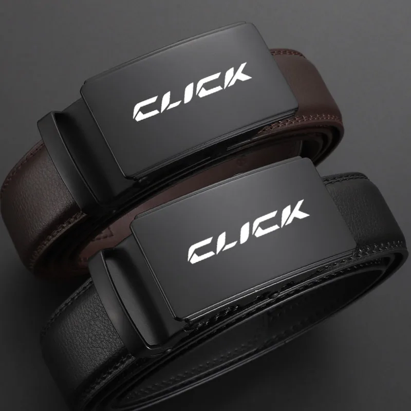 

Canvas men's belt fashion black nylon outdoor metal automatic buckle For HONDA Click 125i/150i Accessories