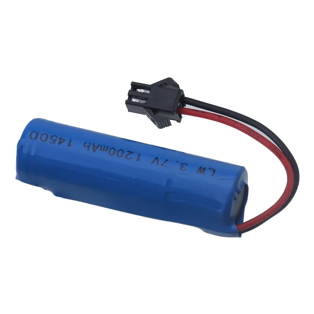 Фото Аккумулятор LiPo 3.7V 14500 1200mAh для радиоуправляемых игрушек, аксессуары для C2 D828, запчасти для вертолетов, автомобилей, танков, пистолетов, грузовиков, поездов №3