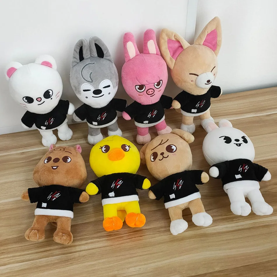 

HOT Stray Kids Skzoo Plush Toys Cartoon Stuffed Animal Plushies Doll Kawaii JYP Entertainment Companion for Kids Adults Fans