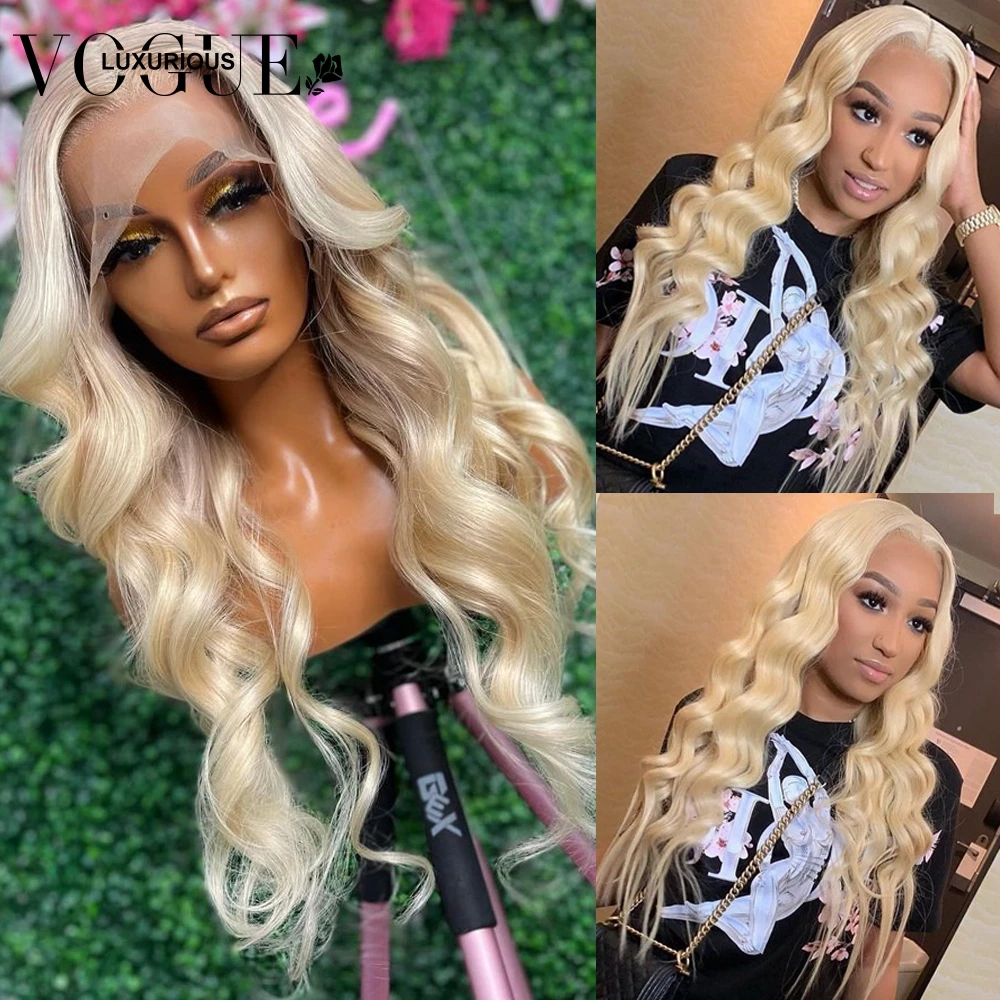

613 Loose Wave Transparent Lace Front Wig 13x4 Brazilian Virgin Human Hair Wigs Preplucked Hairline 150% Density for Women