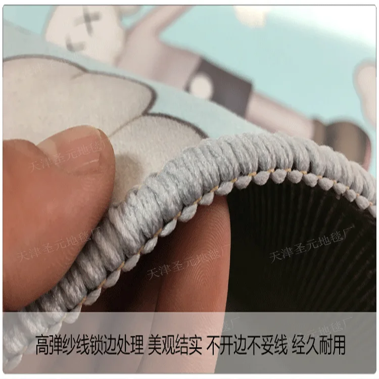 creative kawed semi anatomical character bedroom carpet bathroom floor mat personalized absorbent sesame street carpet free global shipping