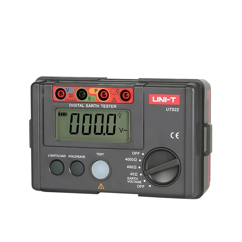 

UNI-T UT522 Digital Earth Ground Insulation 0-400V 0-4000 ohm AC Insulation Resistance Tester Low Test Data Logging