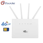 4G Sim-карта роутер 300 Мбитс, беспроводной Wi-Fi модем 3G, GSM Разблокировка, внешняя LTE, лазерная сеть, порт WANLAN RJ45 Cpe FDD