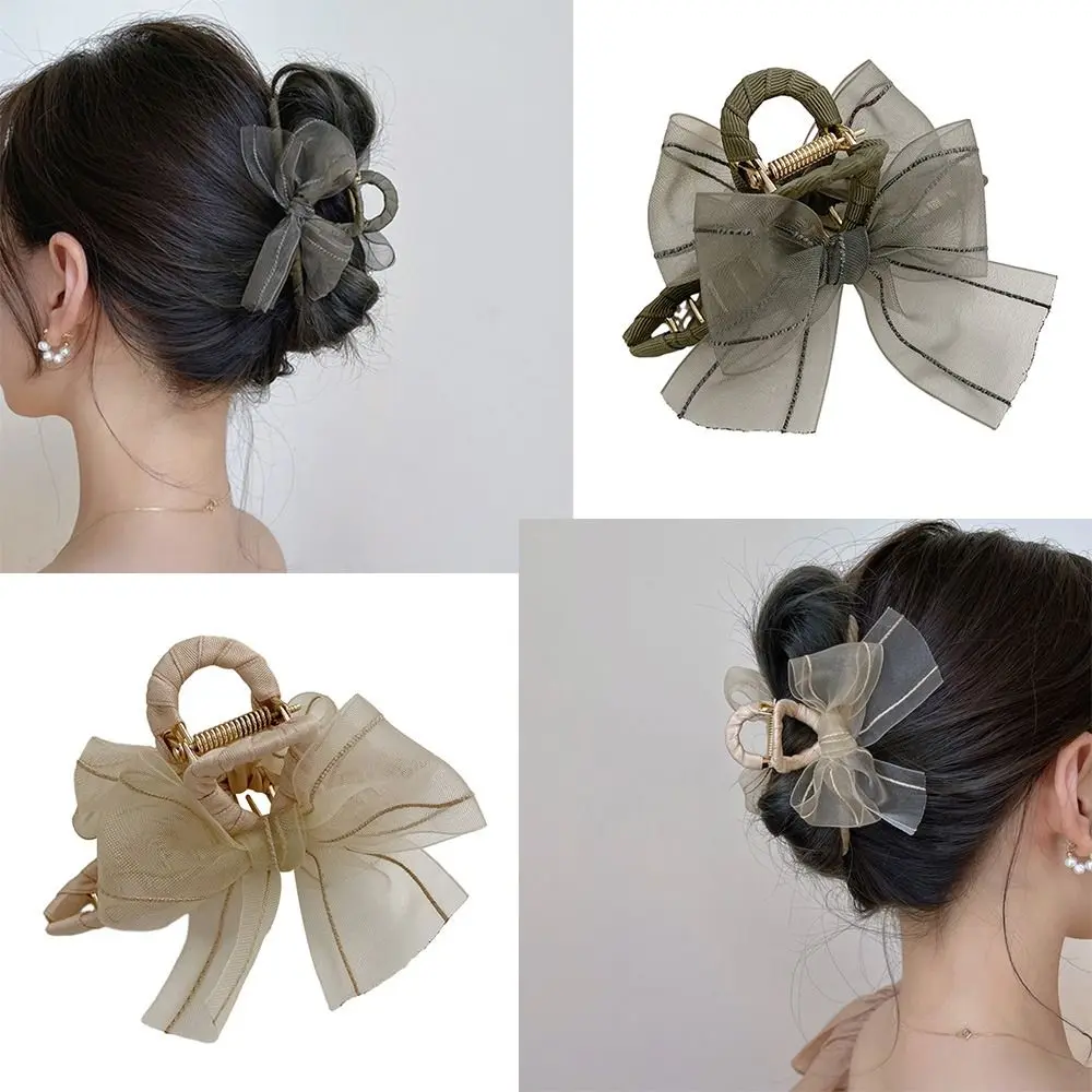 

Women Big Size Sweet Lace Bowknot Hair Pins Barrette Hair Claws Hair Accessories