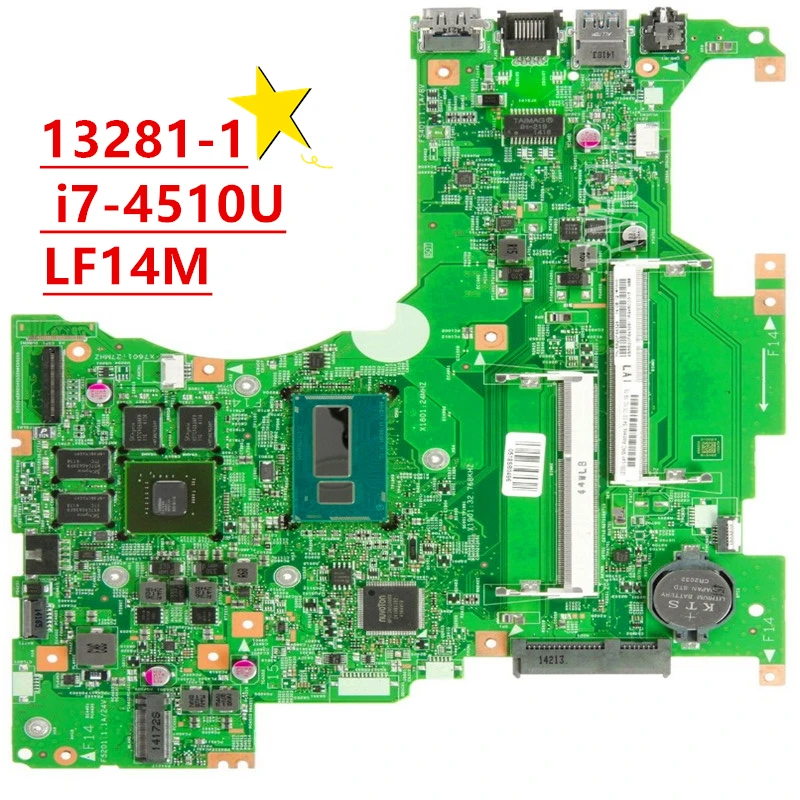 

Genuine Original 13281-1 For Lenovo Flex 2-14 2 14 laptop Mainboard LF14M Core i7-4510U GeForce 840M Tested 100% Good