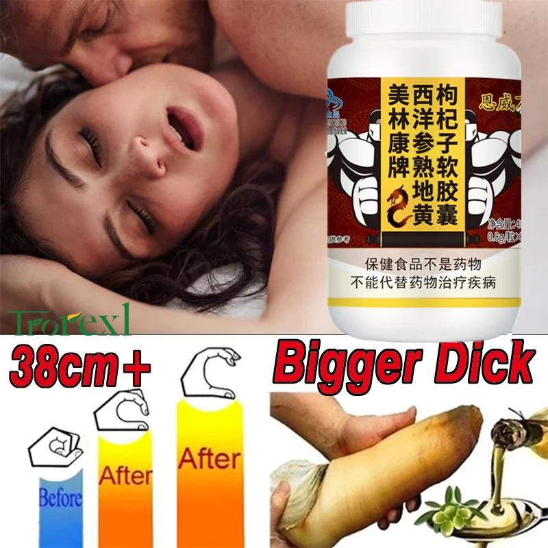 

Ginseng Extract Capsules For Men Strength&Mood Supplements Penis Enlargement Thickening Extend Size Male Care Prolong Time