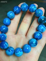 natural blue malachite azurite gemstone bracelet 12 5mm stretch round beads chrysocolla rare women men jewelry aaaaaa