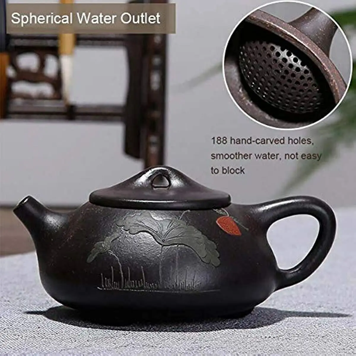 

Чайник из китайской глины исинской глины, 7,4 унции