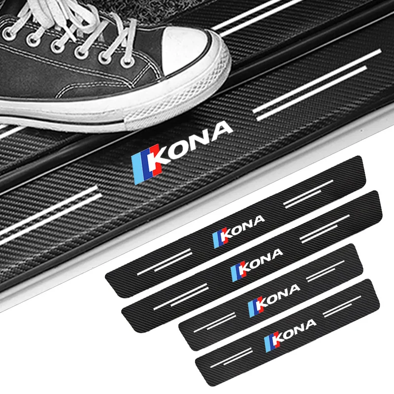 

Защита порога автомобиля, от царапин, для hyundai, kona, 4 шт.