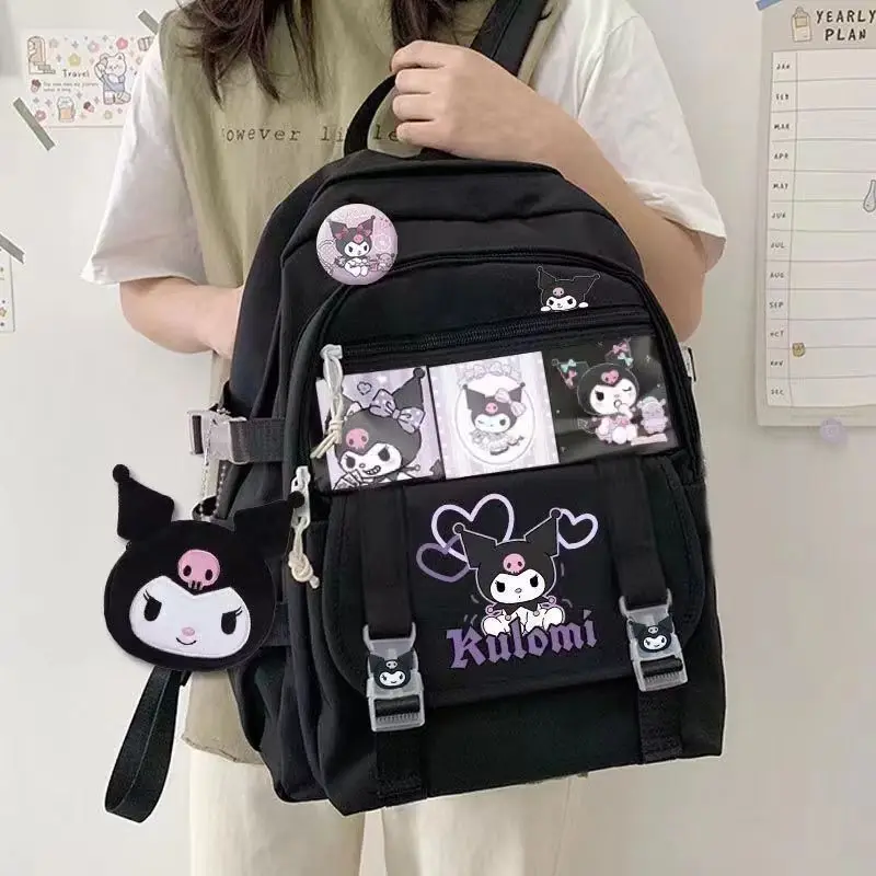 

Bagpack Woman High Capacity Cartoon Baby girl backpack Waterproof Women Laptop bookbag Anime Peripherals School Bag with Dolls
