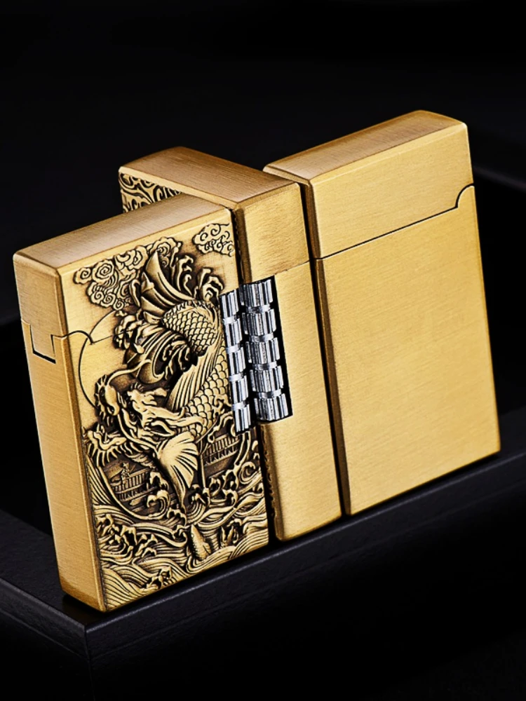 

New side slip straight to the voice inflatable lighter high-end men's luxury gifts lighter cigarette accessories gifts