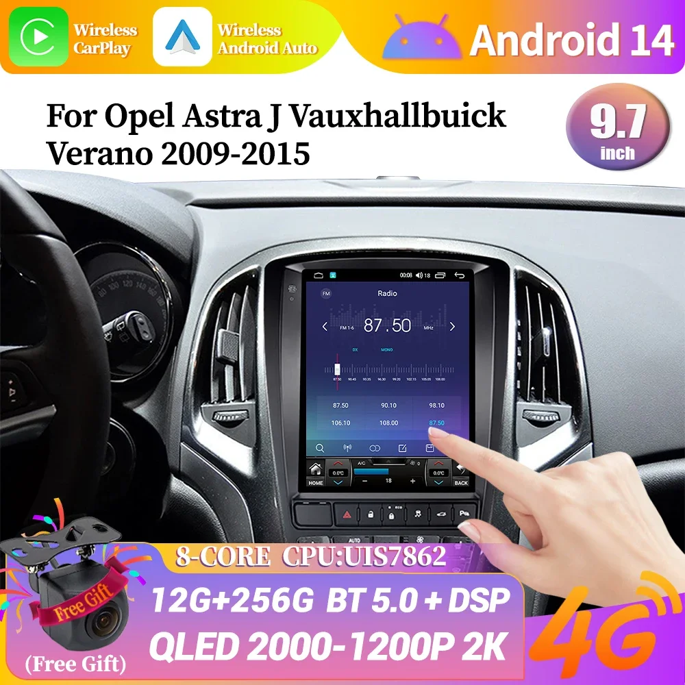 9 7-дюймовый для Opel Astra J Vauxhallbuick Verano 2009-2015 автомобильный радиоприемник мультимедиа - Цена: 30602