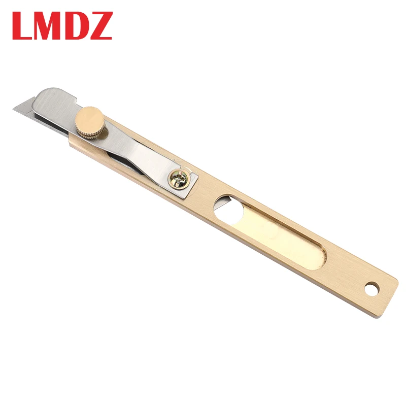 LMDZ DIY нож для резки латунная кожа позиционирование резак медь обрезки ремесло