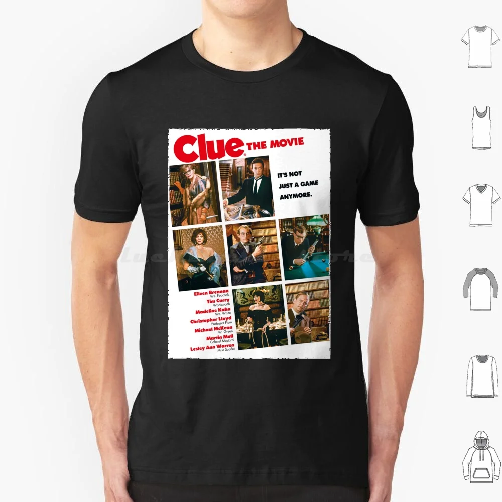 Clue ( 1985 ) T Shirt 6xl Cotton Cool Tee Cluedo Jonathan Lynn Wadsworth The Movie On Stage Yvette