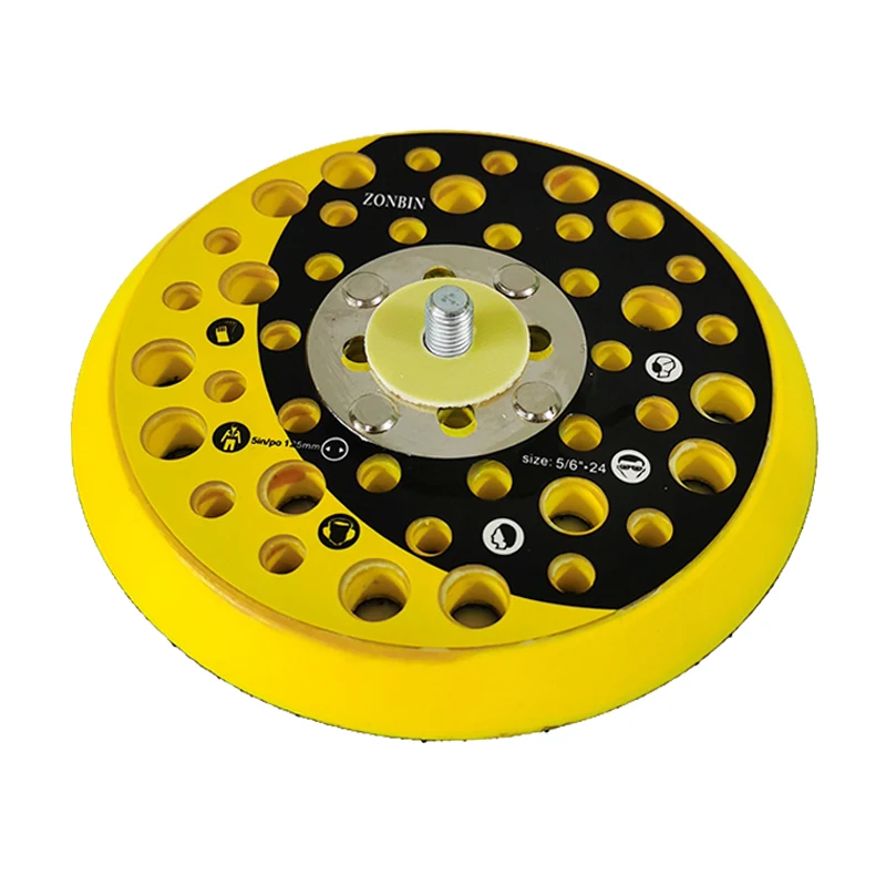 5-Inch Porous Dry Grinder Tray Base 8-Wire Screw Barb Hook  Sticky Disc Suitable For MIRKA Grinder
