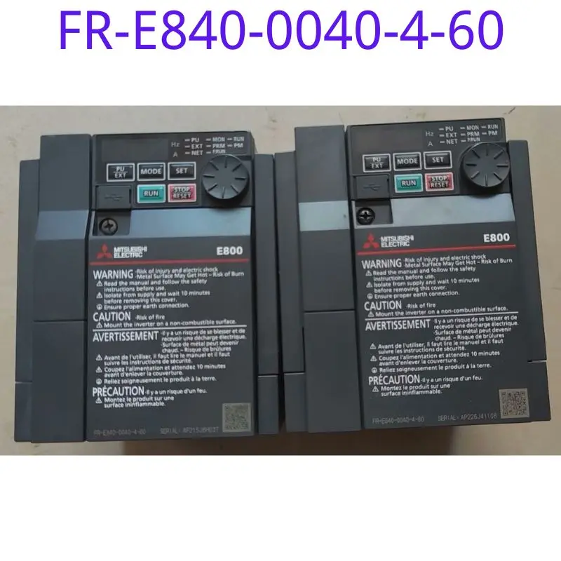 

Used frequency converter FR-E840-0040-4-60 1.5kw 380V functional test intact