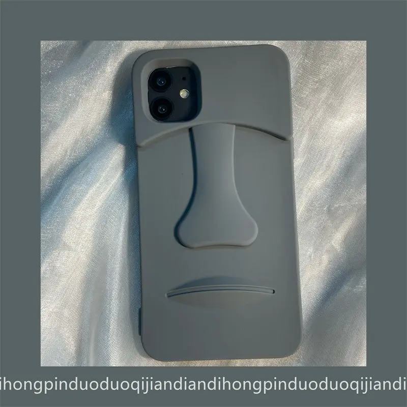 

Креативный серый чехол для IPhone 11 12 13 Pro Max XS X XR 7 8 6 Plus SE