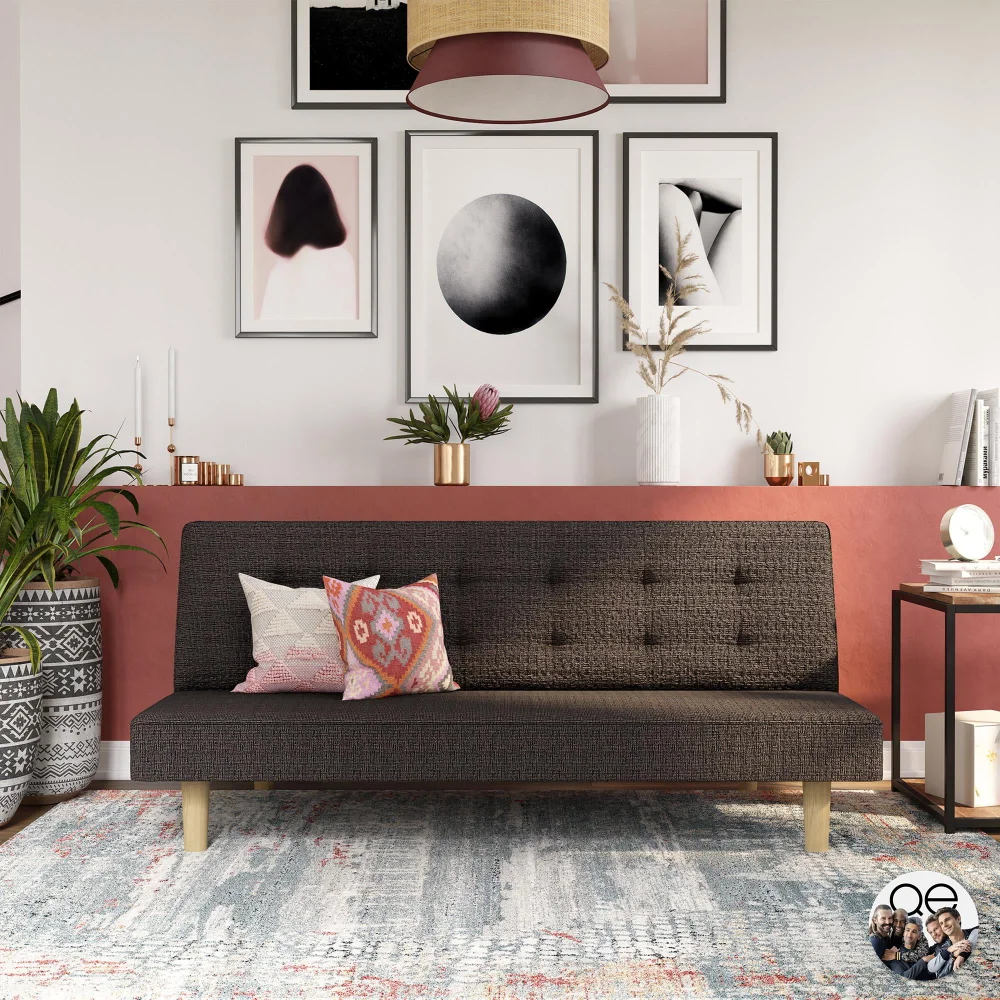 

Tamlin Futon, Couch and Sleeper, Gray Linen