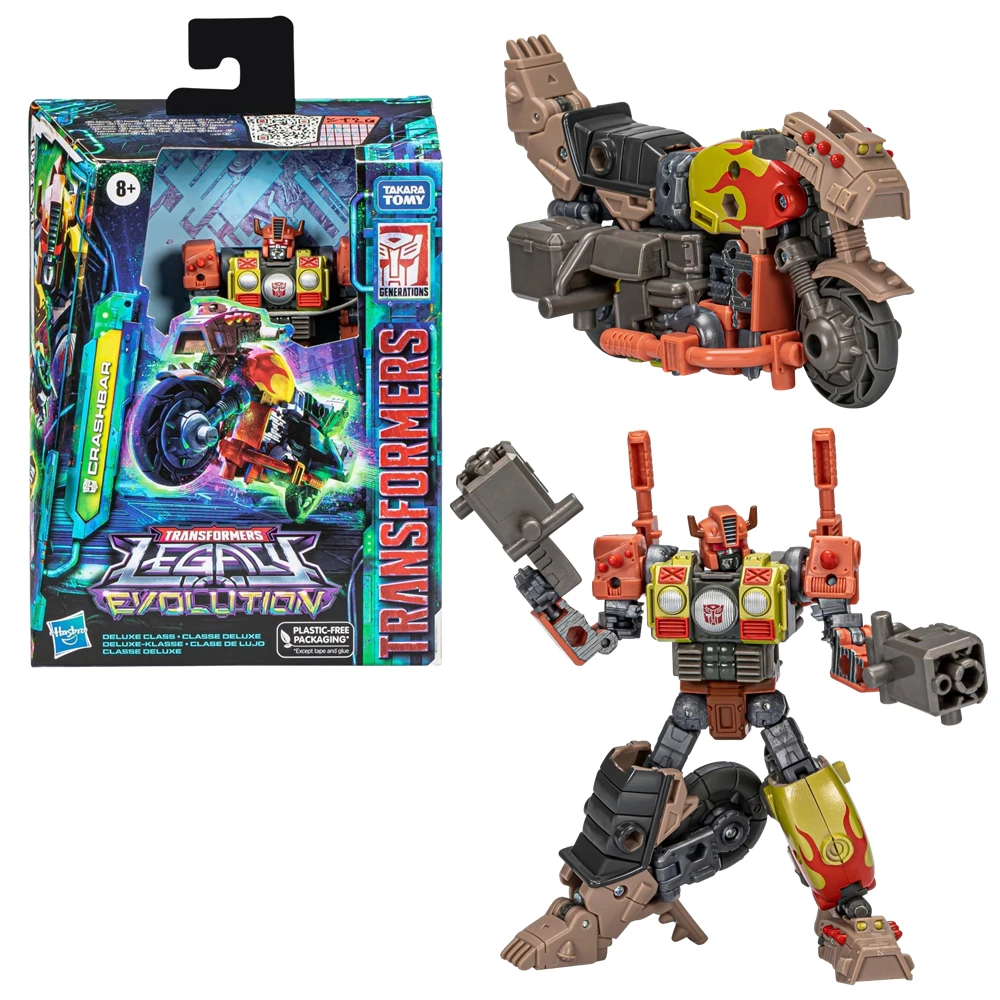 Hasbro Transformers Toys Legacy Evolution Crashbar Deluxe Class 5 5-дюймовая фигурка в подарок F7195