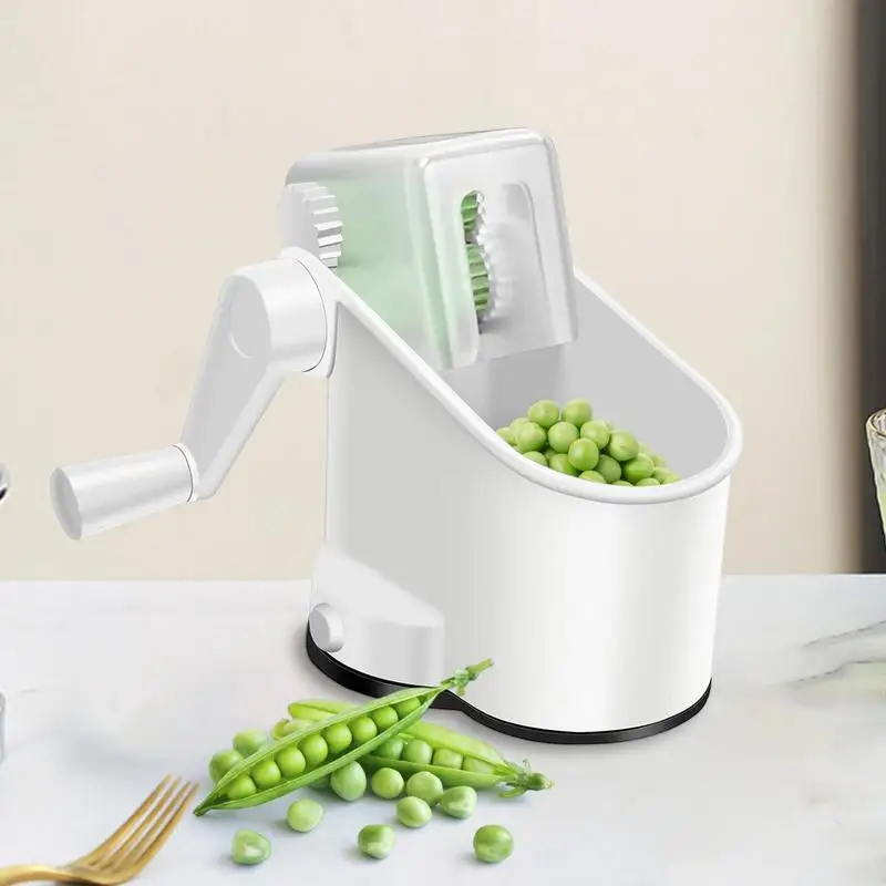 Pea Sheller Machine Peeler Green Beans Peeler Pea Hand Crank Peeling Tool Rotary Broad Essential Lentils Sheller For Kitchen Use