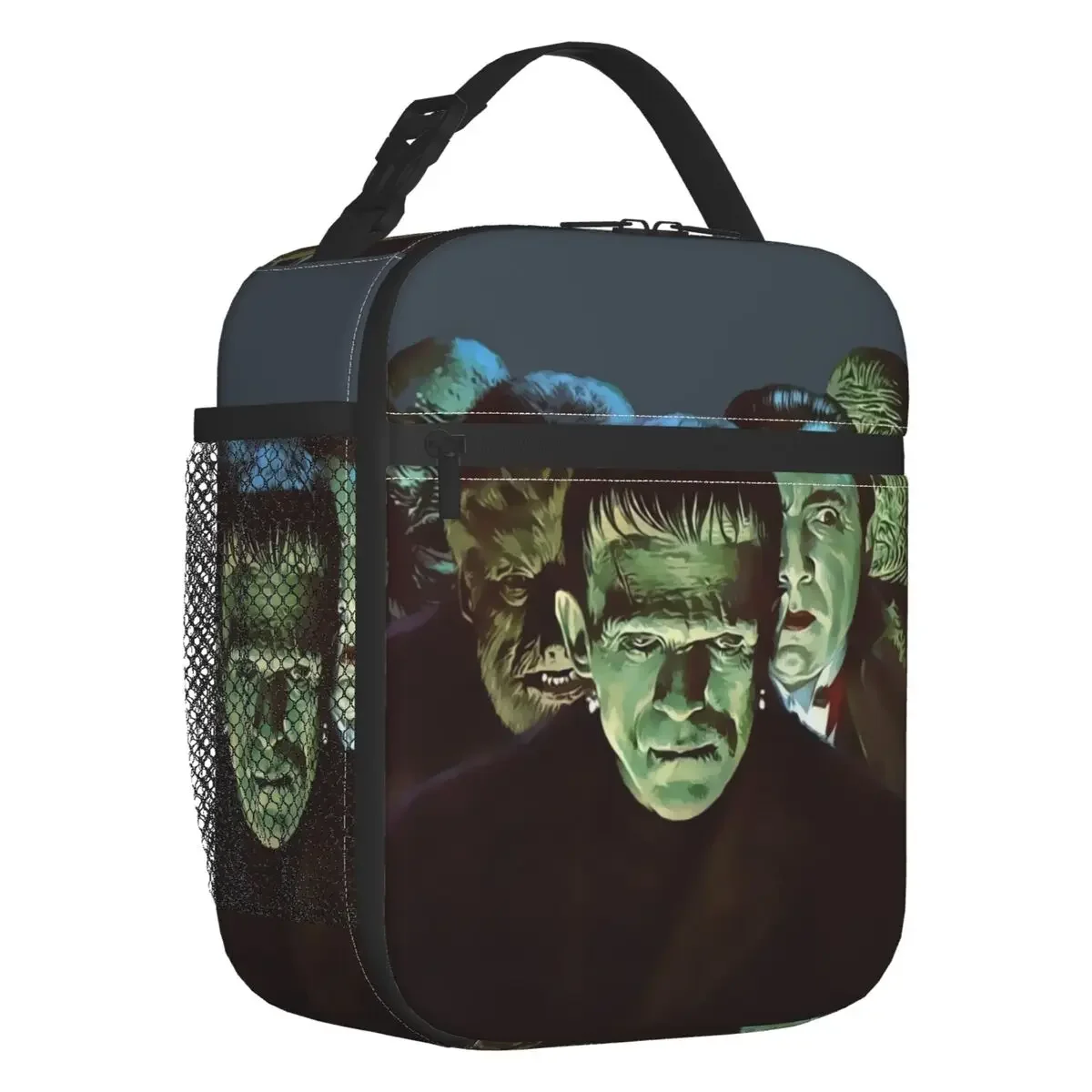 de potwora termoizolacyjna torba na drugie śniadanie Frankenstein Halloween pojemnik lunch wielokrotnego użytku do szkoły wielofunkcyjne pudełko