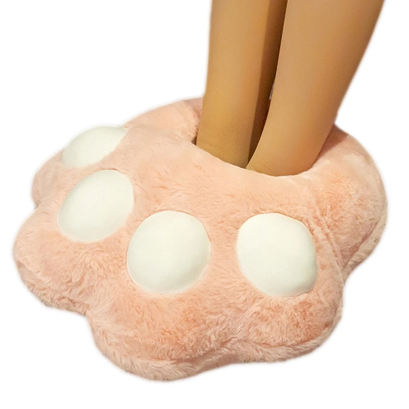 

Теплые домашние Тапочки Paw из пены с эффектом памяти, мягкие и удобные короткие ботинки, нескользящая обувь